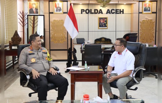 Kapolda Aceh, Terima Audiensi GM Wilayah Telkom&nbsp;Aceh