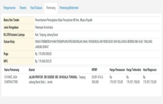 Diduga Upah Pekerja Dimainkan Kepala Tukang Proyek Pembangunan Balai KB di Kecamatan Muara&nbsp;Papalik
