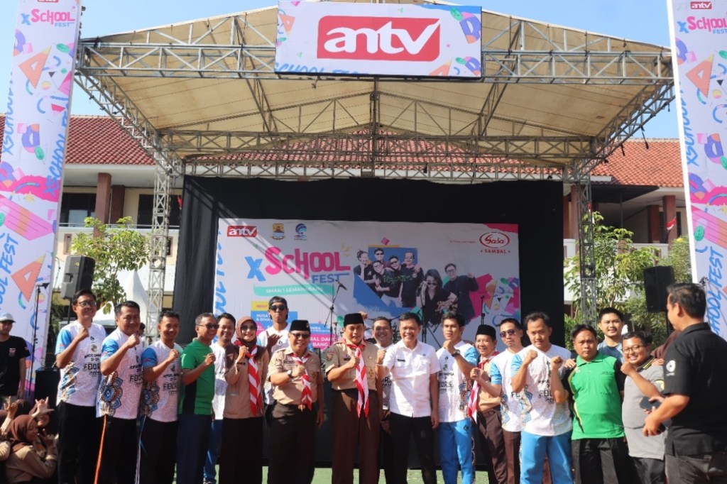 Kolaborasi Pemkab Cirebon dan ANTV, Hadirkan XSchool Fest di SMAN 1&nbsp;Lemahabang