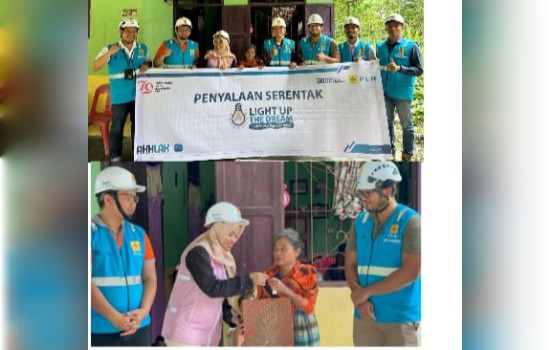PLN ULP Teluk Dalam Berbagi Kasih, Sambung Listrik Gratis Bagi Warga Kurang&nbsp;Mampu