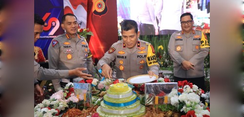 Syukuran Hari Lalu Lintas Bhayangkara Ke-69 Di Polda Aceh, Berlangsung&nbsp;Khidmat