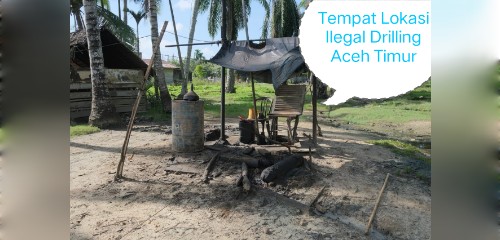 Diduga Polres Aceh Timur, Tidak Miliki Nyali, Tindak Dan Hentikan, Ilegal Drilling&nbsp;Liar.