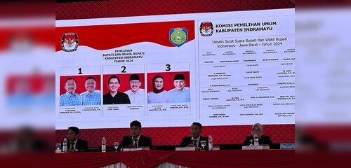 Penentuan Nomor Urut Calon Bupati&nbsp;Indramayu